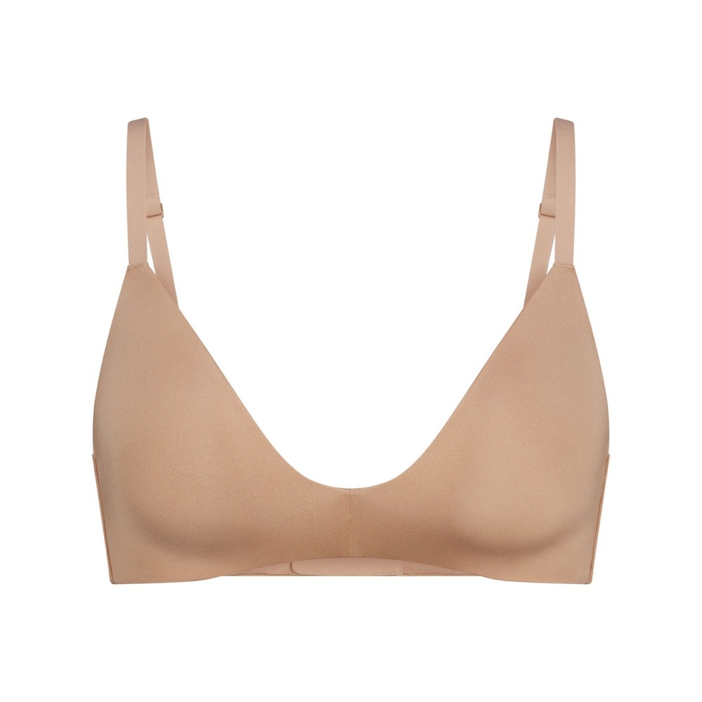New without Tags SKIMS WIRELESS FORM T-SHIRT DEMI BRA Color: Clay Size: 36D